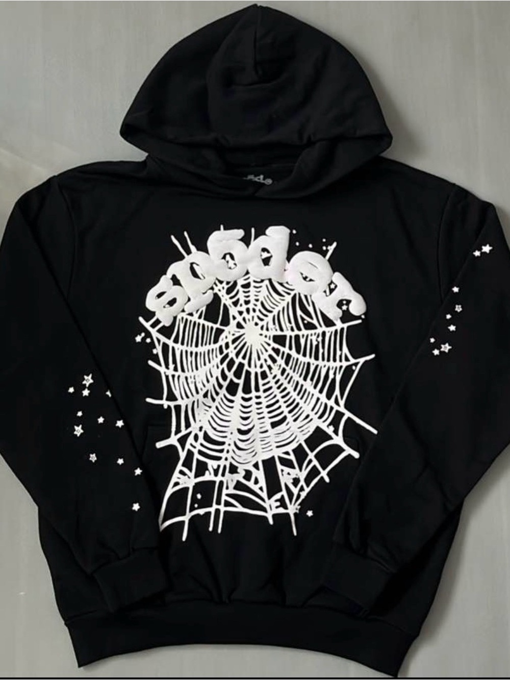 Black Web OG Sp5der Hoodie